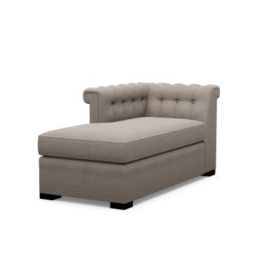 Modern Chesterfield Configurable LAF Chaise